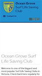 Mobile Screenshot of oceangroveslsc.asn.au